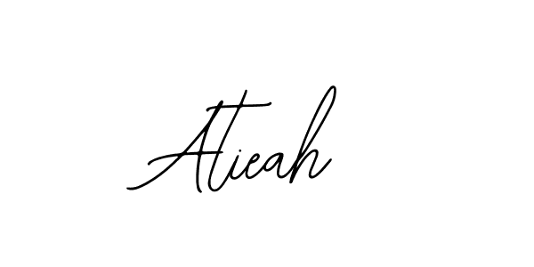 How to make Atieah signature? Bearetta-2O07w is a professional autograph style. Create handwritten signature for Atieah name. Atieah signature style 12 images and pictures png