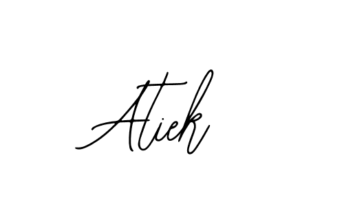 Make a beautiful signature design for name Atiek. With this signature (Bearetta-2O07w) style, you can create a handwritten signature for free. Atiek signature style 12 images and pictures png