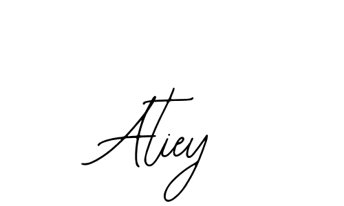 You should practise on your own different ways (Bearetta-2O07w) to write your name (Atiey) in signature. don't let someone else do it for you. Atiey signature style 12 images and pictures png