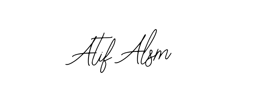 Create a beautiful signature design for name Atif Alsm. With this signature (Bearetta-2O07w) fonts, you can make a handwritten signature for free. Atif Alsm signature style 12 images and pictures png