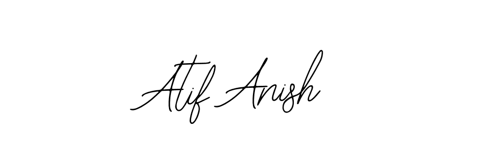 The best way (Bearetta-2O07w) to make a short signature is to pick only two or three words in your name. The name Atif Anish include a total of six letters. For converting this name. Atif Anish signature style 12 images and pictures png