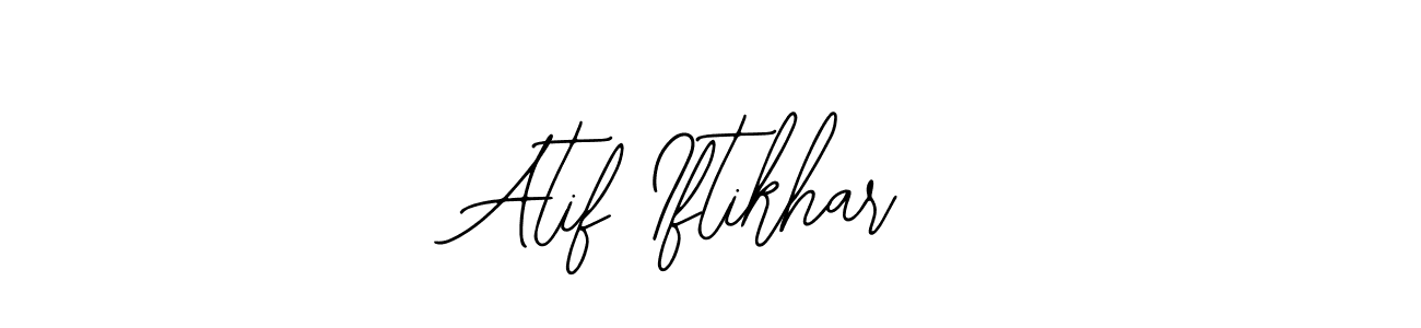 How to make Atif Iftikhar name signature. Use Bearetta-2O07w style for creating short signs online. This is the latest handwritten sign. Atif Iftikhar signature style 12 images and pictures png