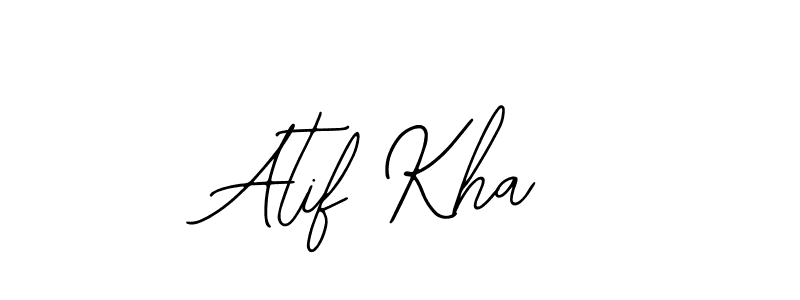 Make a beautiful signature design for name Atif Kha. With this signature (Bearetta-2O07w) style, you can create a handwritten signature for free. Atif Kha signature style 12 images and pictures png