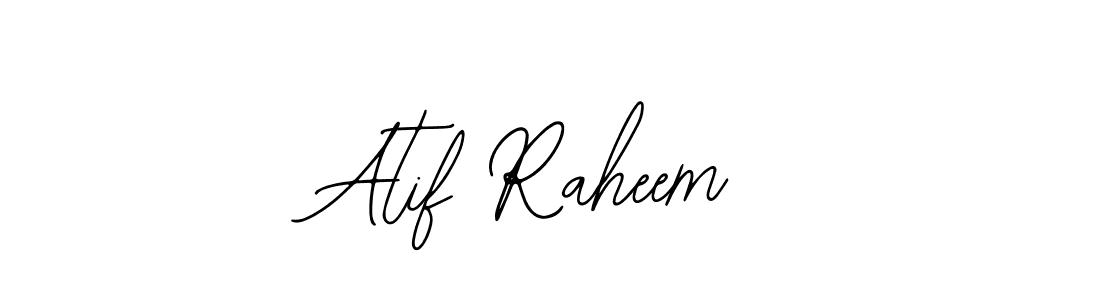 The best way (Bearetta-2O07w) to make a short signature is to pick only two or three words in your name. The name Atif Raheem include a total of six letters. For converting this name. Atif Raheem signature style 12 images and pictures png