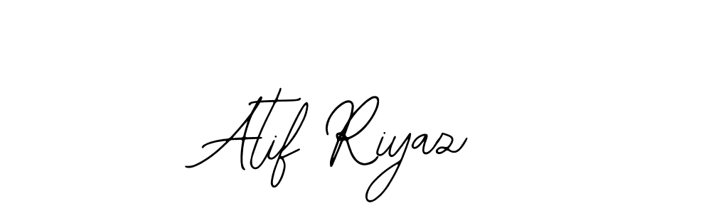 How to make Atif Riyaz name signature. Use Bearetta-2O07w style for creating short signs online. This is the latest handwritten sign. Atif Riyaz signature style 12 images and pictures png