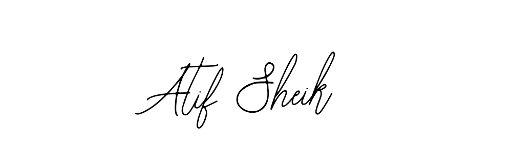 How to make Atif Sheik signature? Bearetta-2O07w is a professional autograph style. Create handwritten signature for Atif Sheik name. Atif Sheik signature style 12 images and pictures png