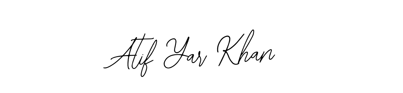 This is the best signature style for the Atif Yar Khan name. Also you like these signature font (Bearetta-2O07w). Mix name signature. Atif Yar Khan signature style 12 images and pictures png