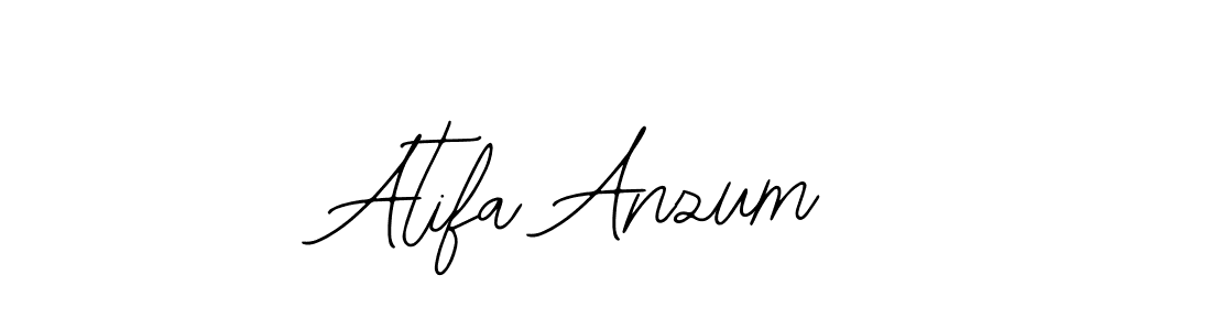 Use a signature maker to create a handwritten signature online. With this signature software, you can design (Bearetta-2O07w) your own signature for name Atifa Anzum. Atifa Anzum signature style 12 images and pictures png