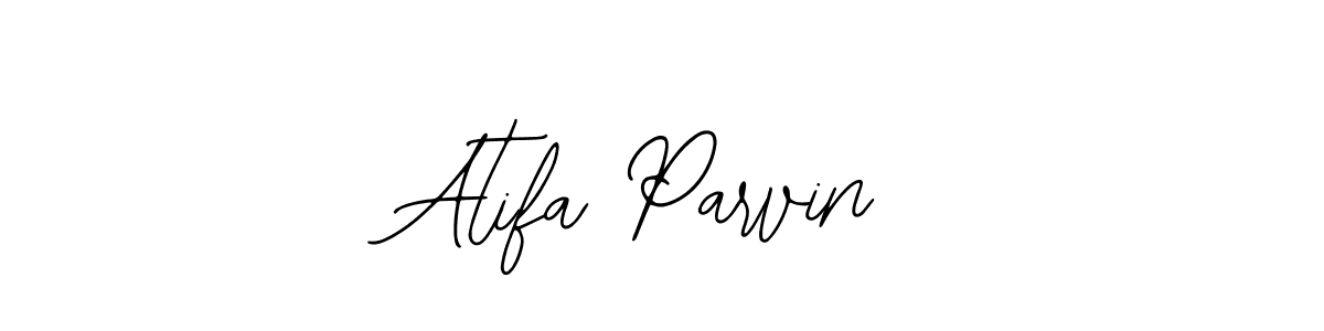 Also You can easily find your signature by using the search form. We will create Atifa Parvin name handwritten signature images for you free of cost using Bearetta-2O07w sign style. Atifa Parvin signature style 12 images and pictures png