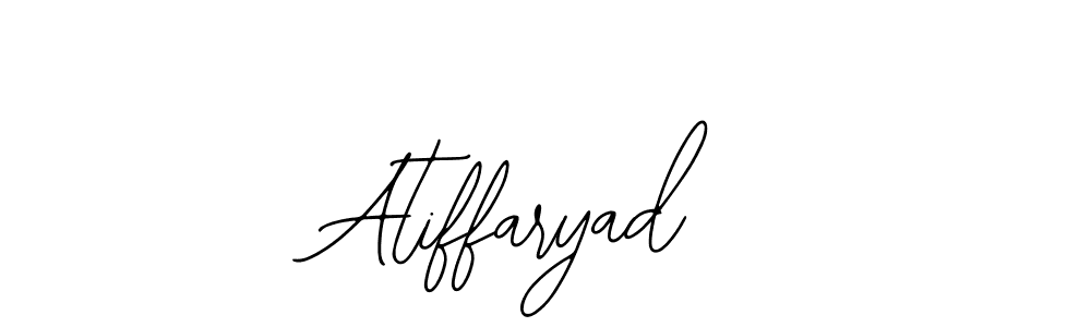 How to make Atiffaryad name signature. Use Bearetta-2O07w style for creating short signs online. This is the latest handwritten sign. Atiffaryad signature style 12 images and pictures png