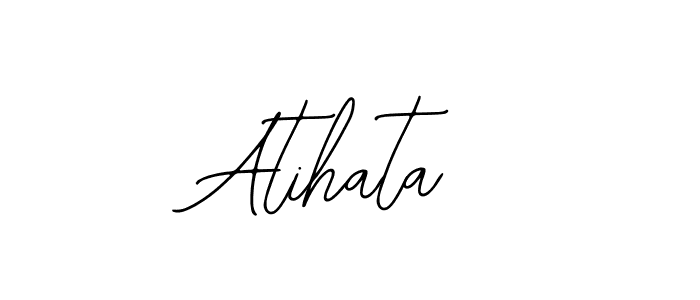 How to make Atihata signature? Bearetta-2O07w is a professional autograph style. Create handwritten signature for Atihata name. Atihata signature style 12 images and pictures png