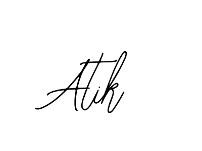 You should practise on your own different ways (Bearetta-2O07w) to write your name (Atik) in signature. don't let someone else do it for you. Atik signature style 12 images and pictures png