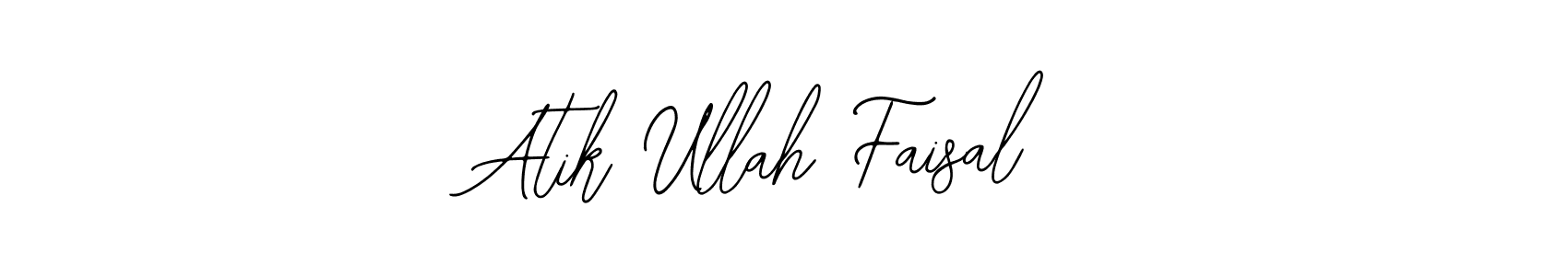 Make a beautiful signature design for name Atik Ullah Faisal. With this signature (Bearetta-2O07w) style, you can create a handwritten signature for free. Atik Ullah Faisal signature style 12 images and pictures png