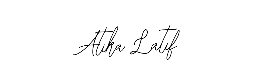 Also You can easily find your signature by using the search form. We will create Atika Latif name handwritten signature images for you free of cost using Bearetta-2O07w sign style. Atika Latif signature style 12 images and pictures png