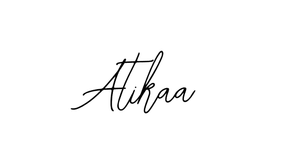 The best way (Bearetta-2O07w) to make a short signature is to pick only two or three words in your name. The name Atikaa include a total of six letters. For converting this name. Atikaa signature style 12 images and pictures png