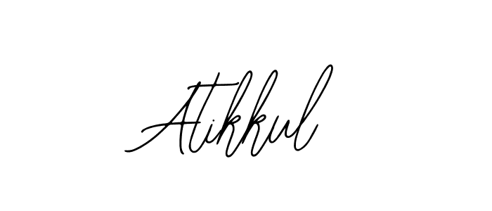 How to make Atikkul signature? Bearetta-2O07w is a professional autograph style. Create handwritten signature for Atikkul name. Atikkul signature style 12 images and pictures png