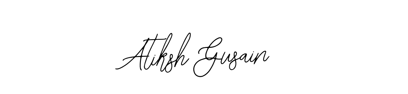 Atiksh Gusain stylish signature style. Best Handwritten Sign (Bearetta-2O07w) for my name. Handwritten Signature Collection Ideas for my name Atiksh Gusain. Atiksh Gusain signature style 12 images and pictures png