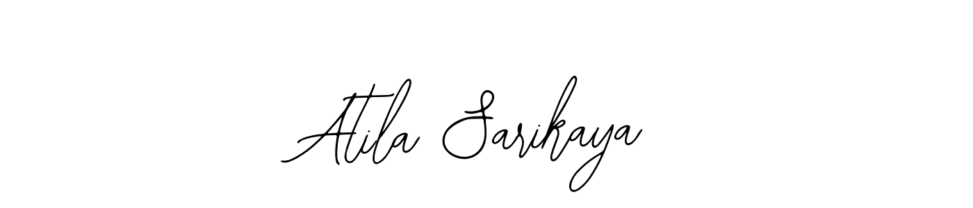 Use a signature maker to create a handwritten signature online. With this signature software, you can design (Bearetta-2O07w) your own signature for name Atila Sarikaya. Atila Sarikaya signature style 12 images and pictures png