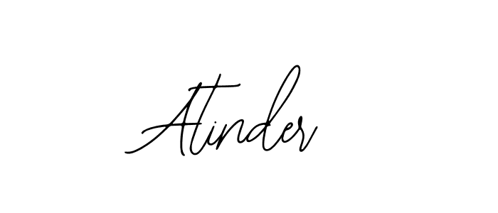 You can use this online signature creator to create a handwritten signature for the name Atinder. This is the best online autograph maker. Atinder signature style 12 images and pictures png