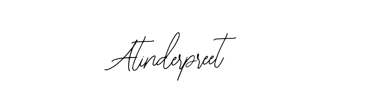Design your own signature with our free online signature maker. With this signature software, you can create a handwritten (Bearetta-2O07w) signature for name Atinderpreet. Atinderpreet signature style 12 images and pictures png