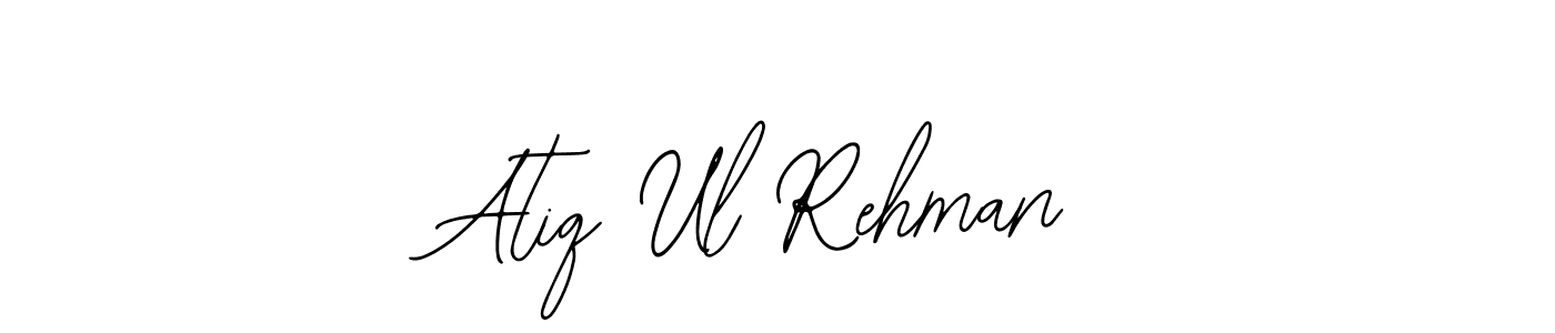 Also You can easily find your signature by using the search form. We will create Atiq Ul Rehman name handwritten signature images for you free of cost using Bearetta-2O07w sign style. Atiq Ul Rehman signature style 12 images and pictures png