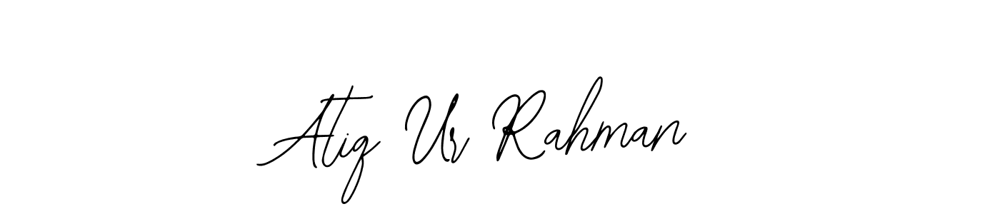 if you are searching for the best signature style for your name Atiq Ur Rahman. so please give up your signature search. here we have designed multiple signature styles  using Bearetta-2O07w. Atiq Ur Rahman signature style 12 images and pictures png