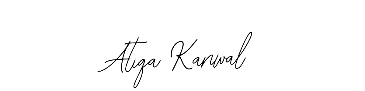 Also You can easily find your signature by using the search form. We will create Atiqa Kanwal name handwritten signature images for you free of cost using Bearetta-2O07w sign style. Atiqa Kanwal signature style 12 images and pictures png