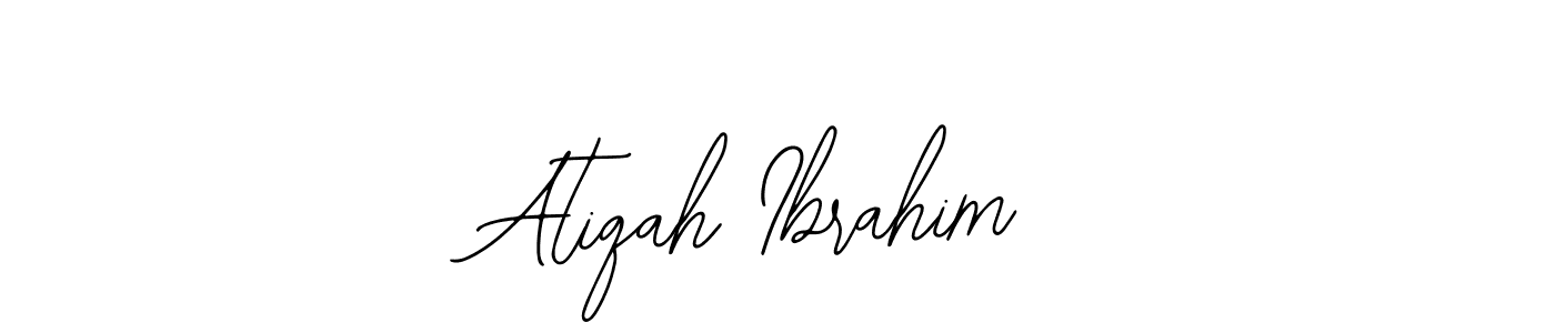 Create a beautiful signature design for name Atiqah Ibrahim. With this signature (Bearetta-2O07w) fonts, you can make a handwritten signature for free. Atiqah Ibrahim signature style 12 images and pictures png
