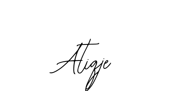 How to Draw Atiqje signature style? Bearetta-2O07w is a latest design signature styles for name Atiqje. Atiqje signature style 12 images and pictures png