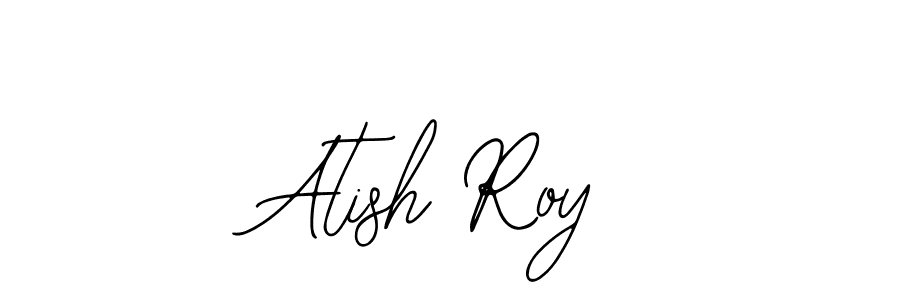 if you are searching for the best signature style for your name Atish Roy. so please give up your signature search. here we have designed multiple signature styles  using Bearetta-2O07w. Atish Roy signature style 12 images and pictures png