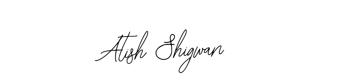 Make a beautiful signature design for name Atish Shigwan. Use this online signature maker to create a handwritten signature for free. Atish Shigwan signature style 12 images and pictures png