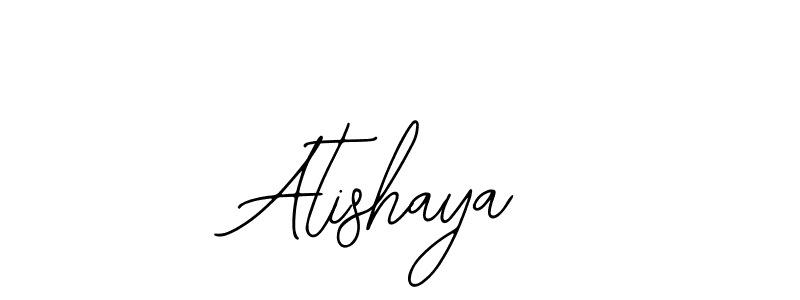 Use a signature maker to create a handwritten signature online. With this signature software, you can design (Bearetta-2O07w) your own signature for name Atishaya. Atishaya signature style 12 images and pictures png