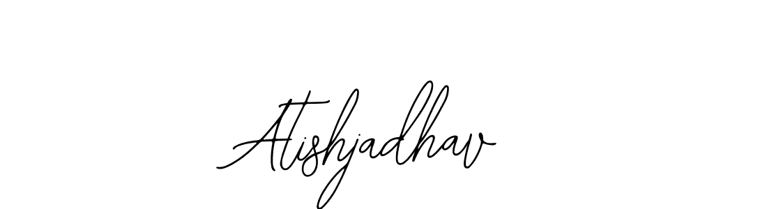 You should practise on your own different ways (Bearetta-2O07w) to write your name (Atishjadhav) in signature. don't let someone else do it for you. Atishjadhav signature style 12 images and pictures png