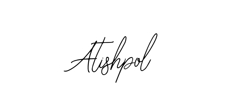 Design your own signature with our free online signature maker. With this signature software, you can create a handwritten (Bearetta-2O07w) signature for name Atishpol. Atishpol signature style 12 images and pictures png