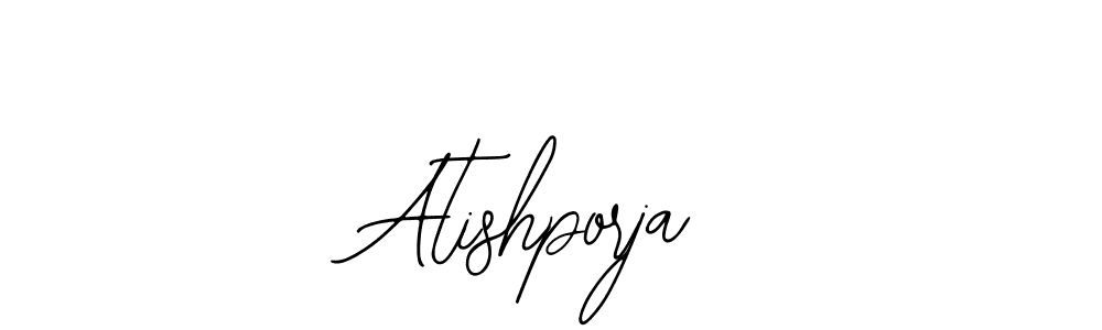Use a signature maker to create a handwritten signature online. With this signature software, you can design (Bearetta-2O07w) your own signature for name Atishporja. Atishporja signature style 12 images and pictures png