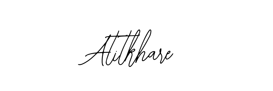 How to make Atitkhare name signature. Use Bearetta-2O07w style for creating short signs online. This is the latest handwritten sign. Atitkhare signature style 12 images and pictures png