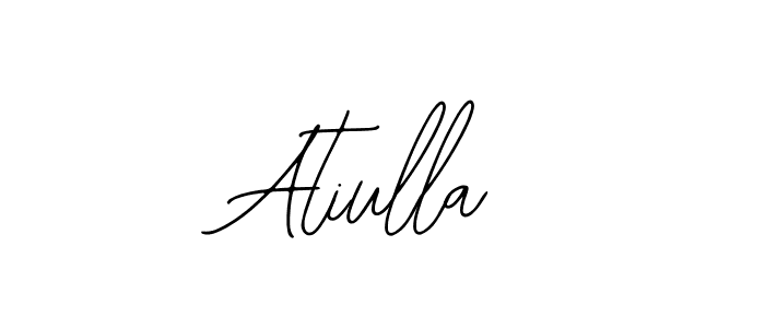 Bearetta-2O07w is a professional signature style that is perfect for those who want to add a touch of class to their signature. It is also a great choice for those who want to make their signature more unique. Get Atiulla name to fancy signature for free. Atiulla signature style 12 images and pictures png