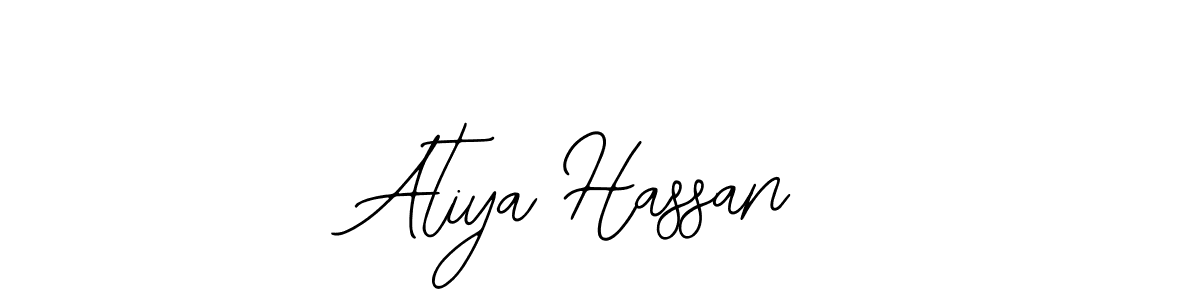 Similarly Bearetta-2O07w is the best handwritten signature design. Signature creator online .You can use it as an online autograph creator for name Atiya Hassan. Atiya Hassan signature style 12 images and pictures png