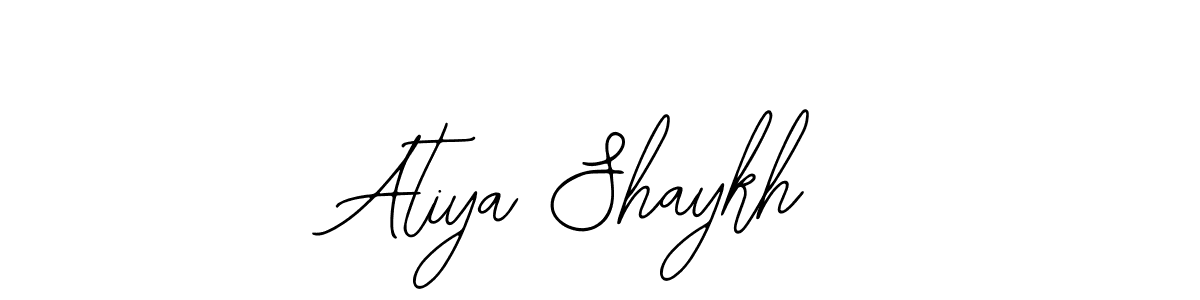 Make a beautiful signature design for name Atiya Shaykh. Use this online signature maker to create a handwritten signature for free. Atiya Shaykh signature style 12 images and pictures png