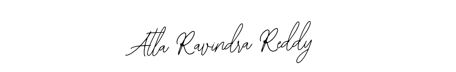 Bearetta-2O07w is a professional signature style that is perfect for those who want to add a touch of class to their signature. It is also a great choice for those who want to make their signature more unique. Get Atla Ravindra Reddy name to fancy signature for free. Atla Ravindra Reddy signature style 12 images and pictures png