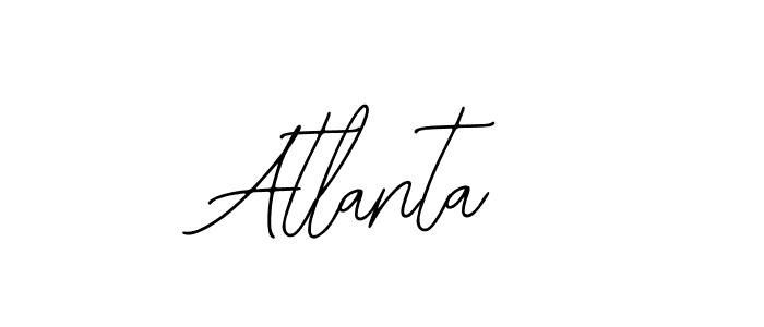 Design your own signature with our free online signature maker. With this signature software, you can create a handwritten (Bearetta-2O07w) signature for name Atlanta. Atlanta signature style 12 images and pictures png