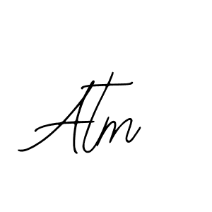 Make a beautiful signature design for name Atm. With this signature (Bearetta-2O07w) style, you can create a handwritten signature for free. Atm signature style 12 images and pictures png