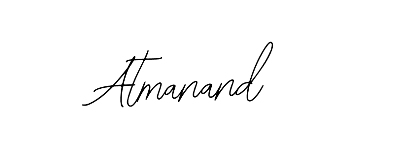 Use a signature maker to create a handwritten signature online. With this signature software, you can design (Bearetta-2O07w) your own signature for name Atmanand. Atmanand signature style 12 images and pictures png