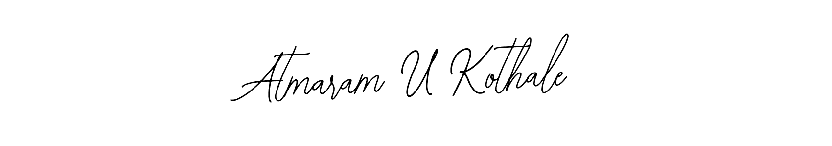 Atmaram U Kothale stylish signature style. Best Handwritten Sign (Bearetta-2O07w) for my name. Handwritten Signature Collection Ideas for my name Atmaram U Kothale. Atmaram U Kothale signature style 12 images and pictures png