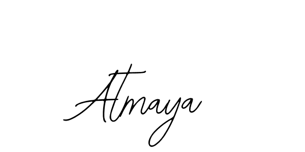 Design your own signature with our free online signature maker. With this signature software, you can create a handwritten (Bearetta-2O07w) signature for name Atmaya. Atmaya signature style 12 images and pictures png