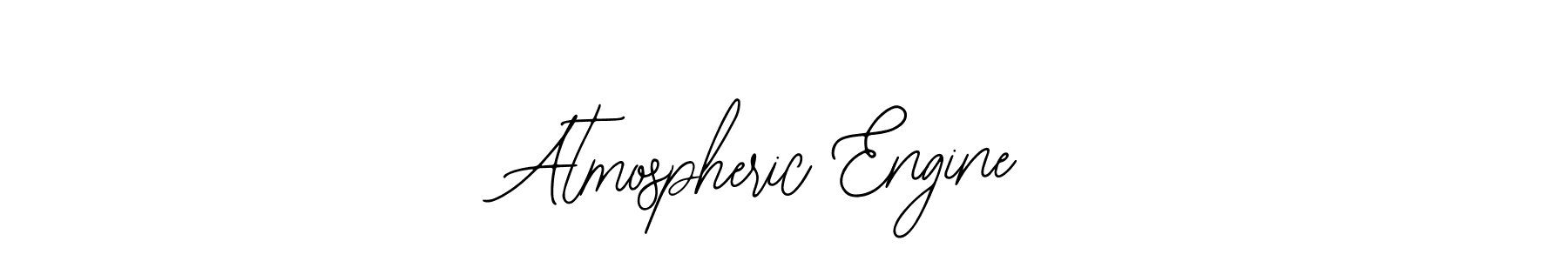 How to make Atmospheric Engine name signature. Use Bearetta-2O07w style for creating short signs online. This is the latest handwritten sign. Atmospheric Engine signature style 12 images and pictures png