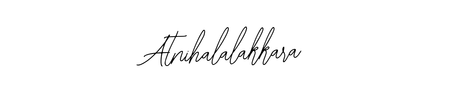 How to make Atnihalalakkara name signature. Use Bearetta-2O07w style for creating short signs online. This is the latest handwritten sign. Atnihalalakkara signature style 12 images and pictures png