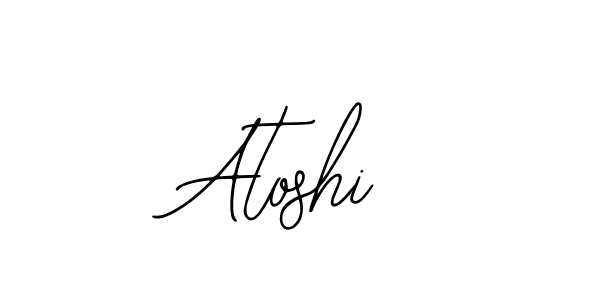 if you are searching for the best signature style for your name Atoshi. so please give up your signature search. here we have designed multiple signature styles  using Bearetta-2O07w. Atoshi signature style 12 images and pictures png