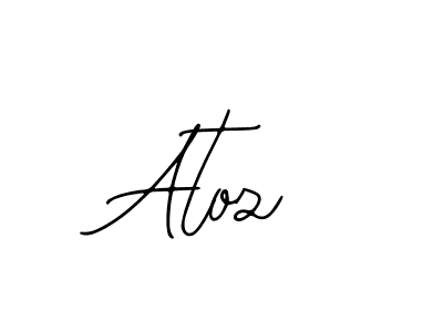 How to make Atoz signature? Bearetta-2O07w is a professional autograph style. Create handwritten signature for Atoz name. Atoz signature style 12 images and pictures png