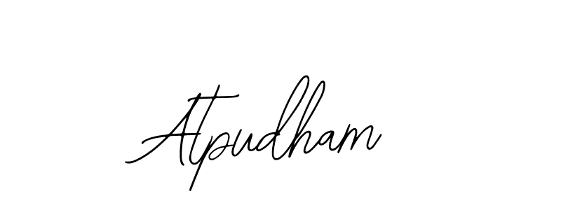 You can use this online signature creator to create a handwritten signature for the name Atpudham. This is the best online autograph maker. Atpudham signature style 12 images and pictures png